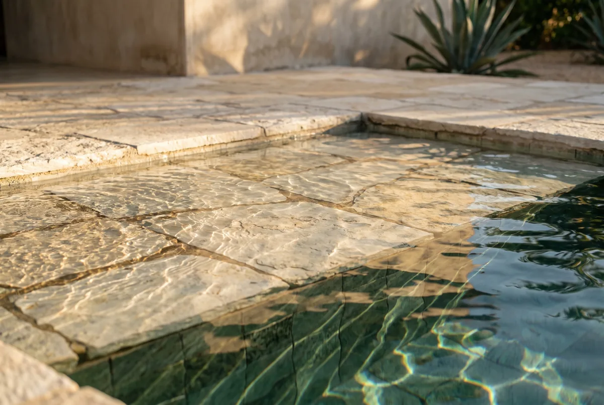 Casa Messapica SMG — Spiaggetta, velo d'acqua sulla pietra