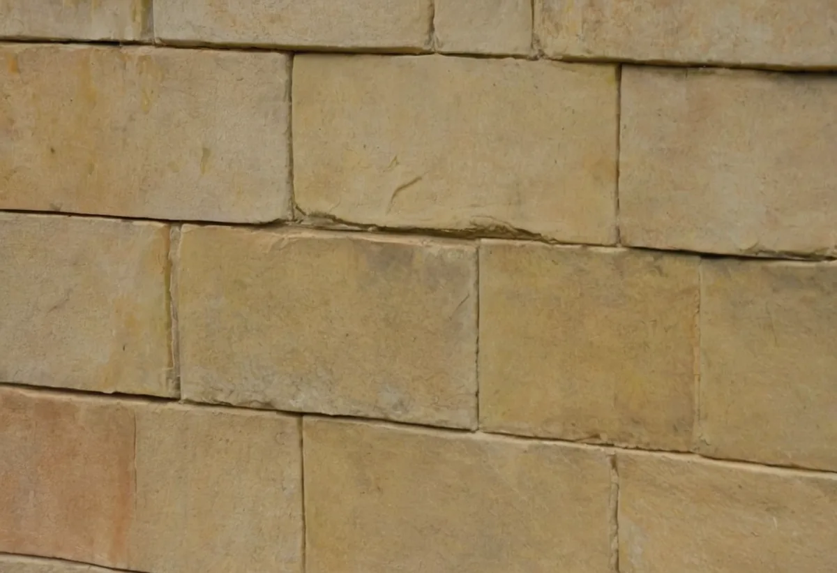 Casa Messapica SMG — Muro di pietra del fondo, macro